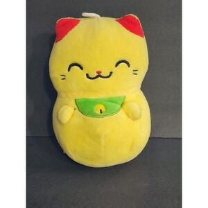 Official Kleptocats Plush Yellow Lucky Cat 8" Yellow Klepto Cat Doll‎